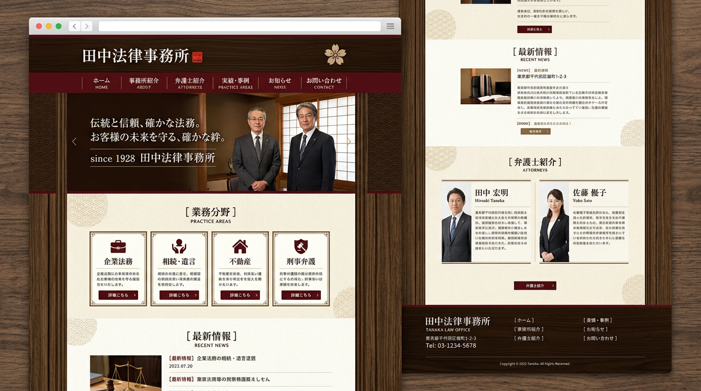 トラディショナル テンプレート